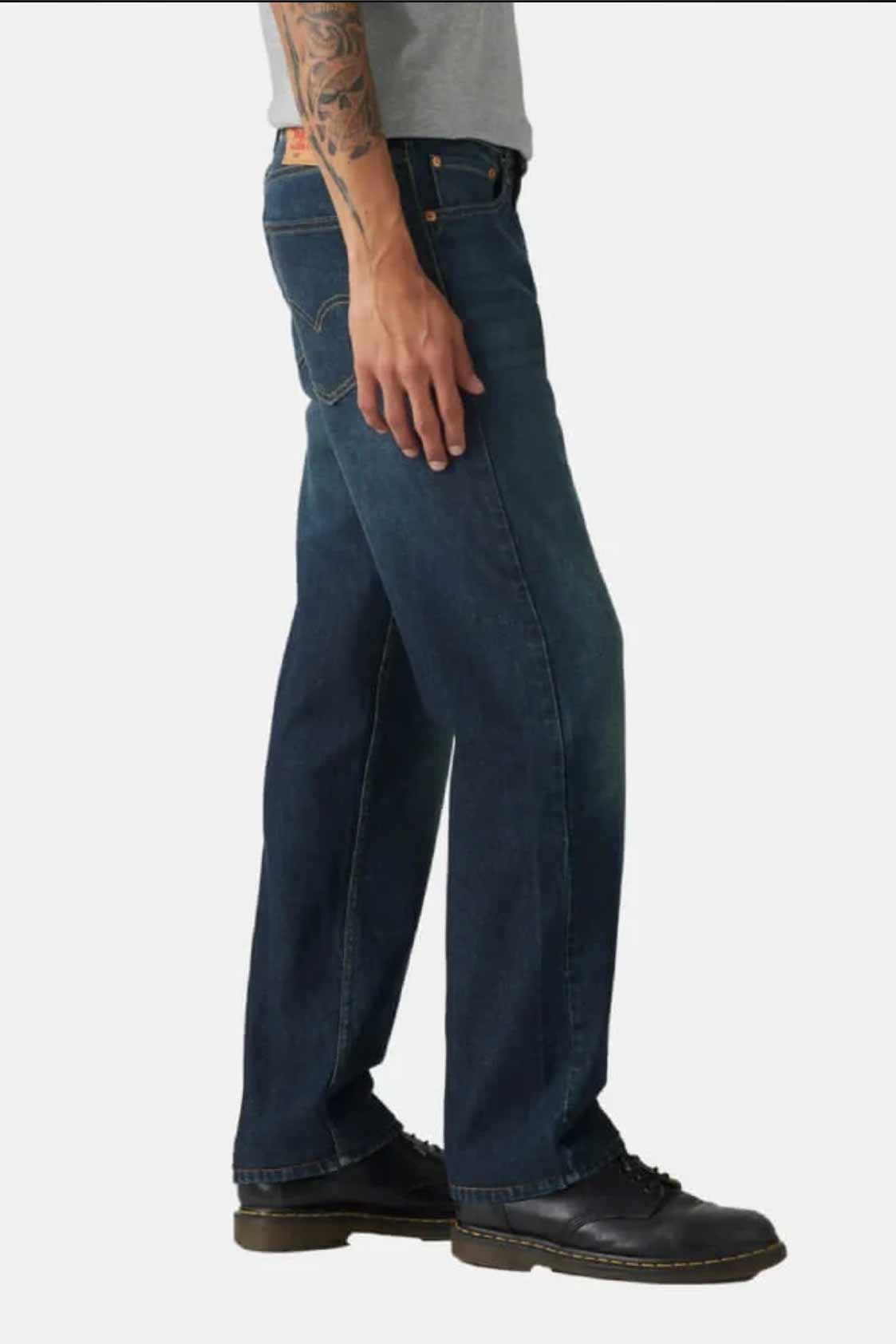 Levi's Mens 505 Regular Jeans Field Work - Green
