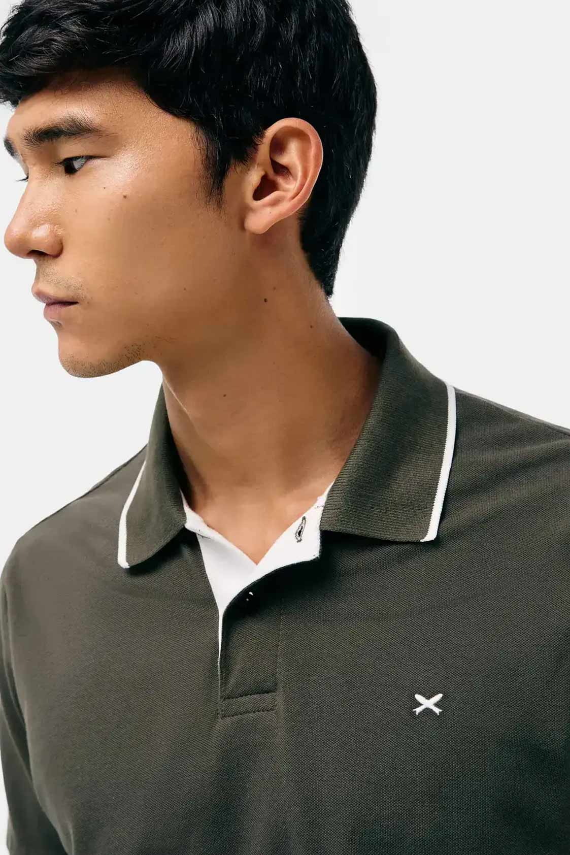Remera Hering Polo Pique - Verde