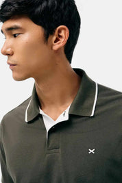 Remera Hering Polo Pique - Verde