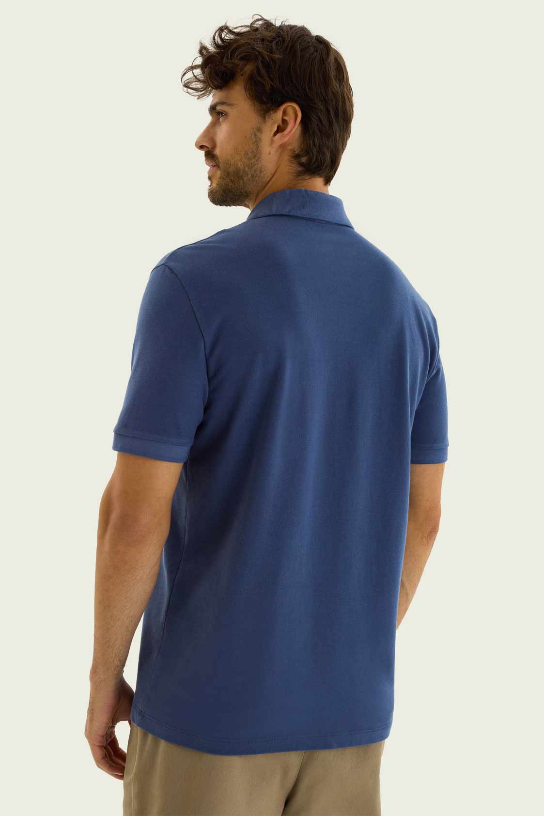 Remera Hering Polo Pique - Azul