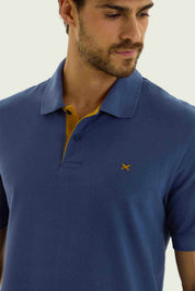 Remera Hering Polo Pique - Azul