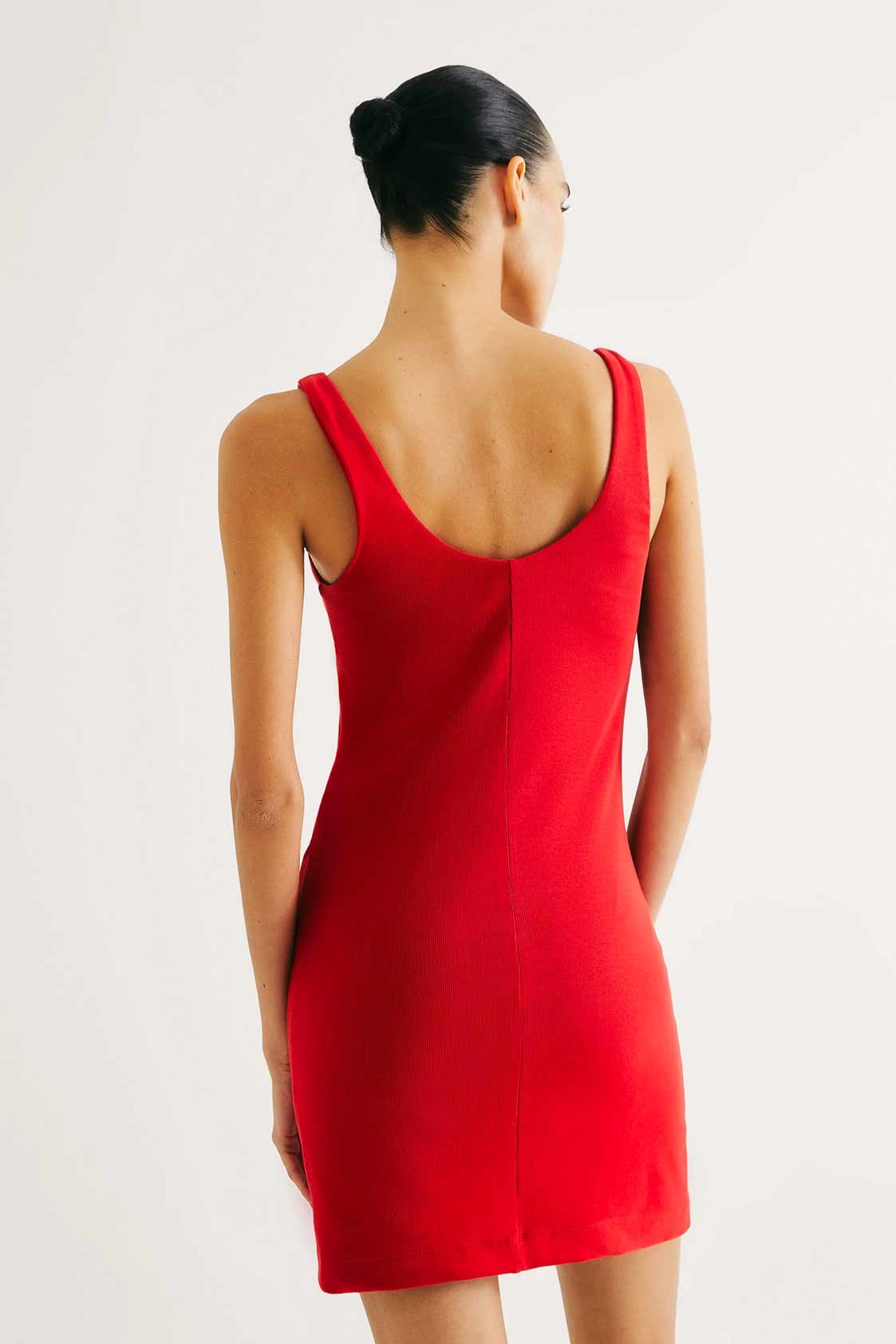 Vestido Hering En Ribana - Rojo