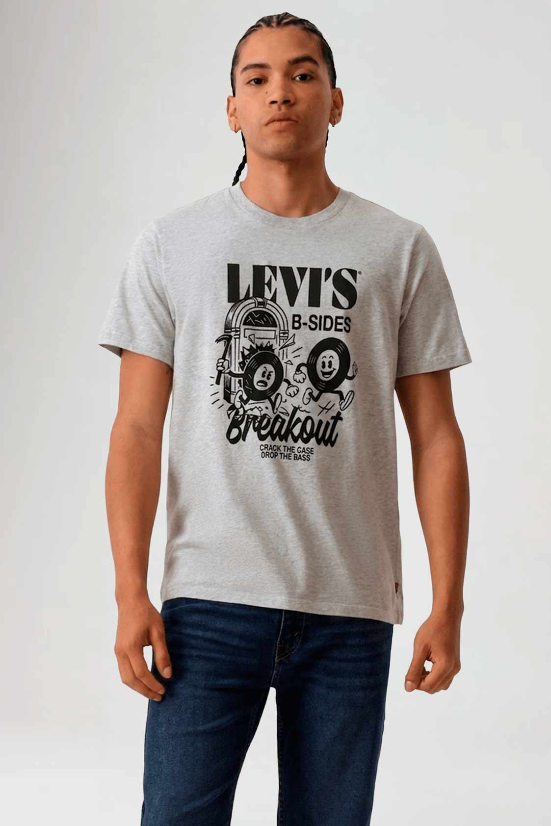 Camiseta Levi's ® Graphic Crew Tee Vinyl Brakeou