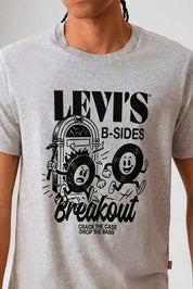 Camiseta Levi's ® Graphic Crew Tee Vinyl Brakeou
