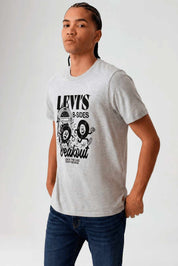 Camiseta Levi's ® Graphic Crew Tee Vinyl Brakeou