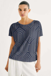 Blusa Hering - Estampado Azul