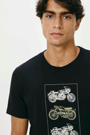 Camiseta Hering Masculina Con Estampa Moto