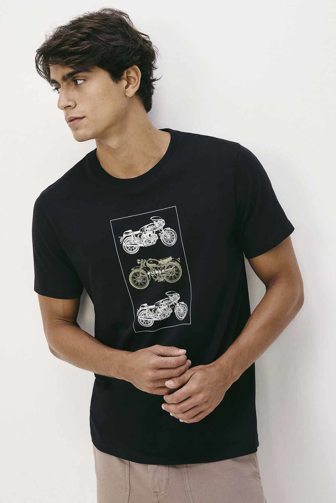 Camiseta Hering Masculina Con Estampa Moto