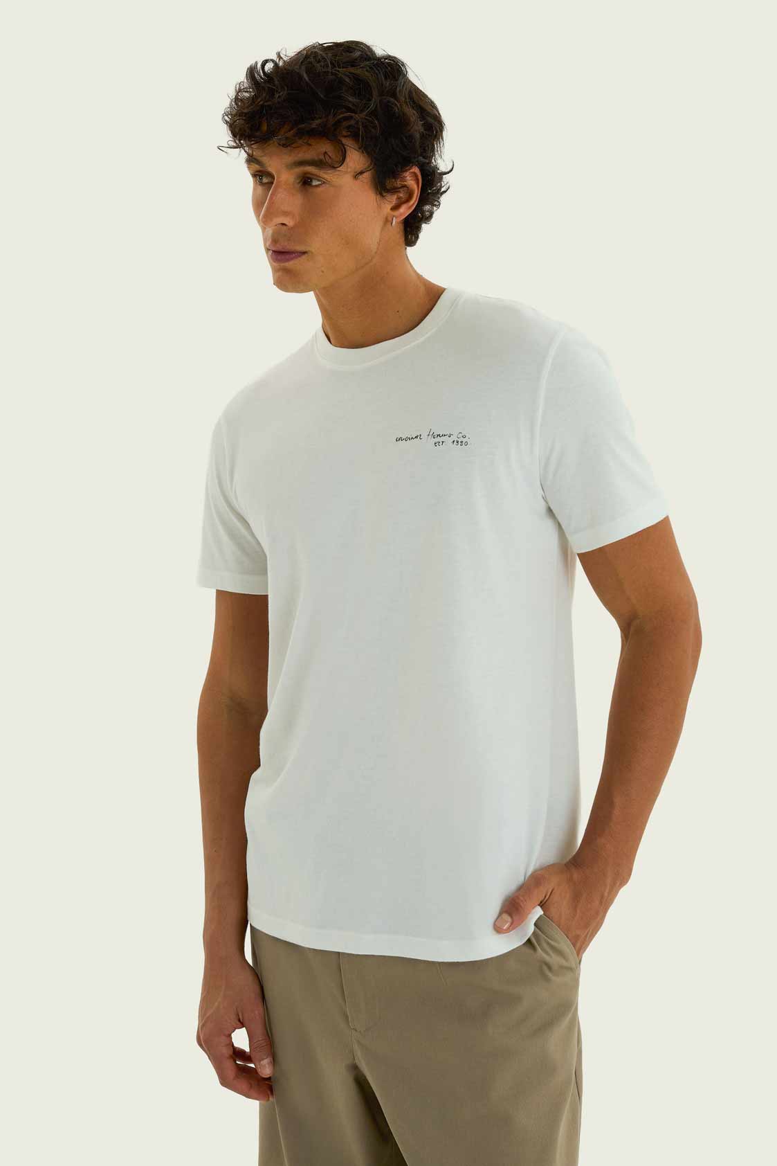 Camiseta Hering Con Estampa (Off White)