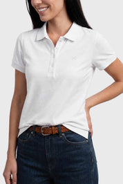 Remera Piquet con cuello Hering - Off white