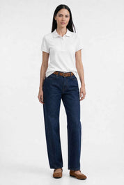 Remera Piquet con cuello Hering - Off white