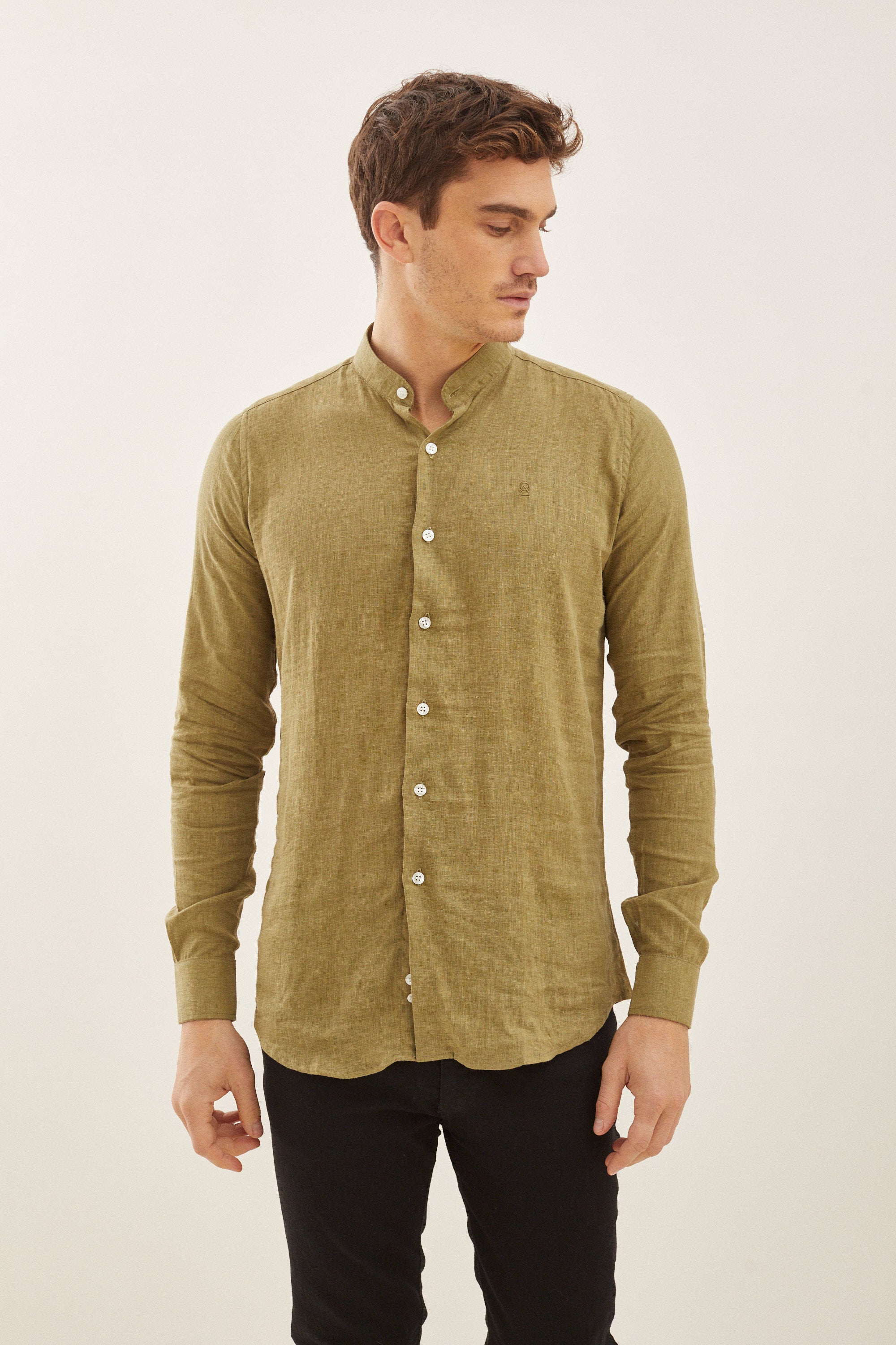 Camisa Lino Mao Marbella