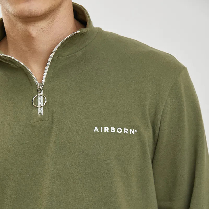 Hoodie Medio Cierre Airborn