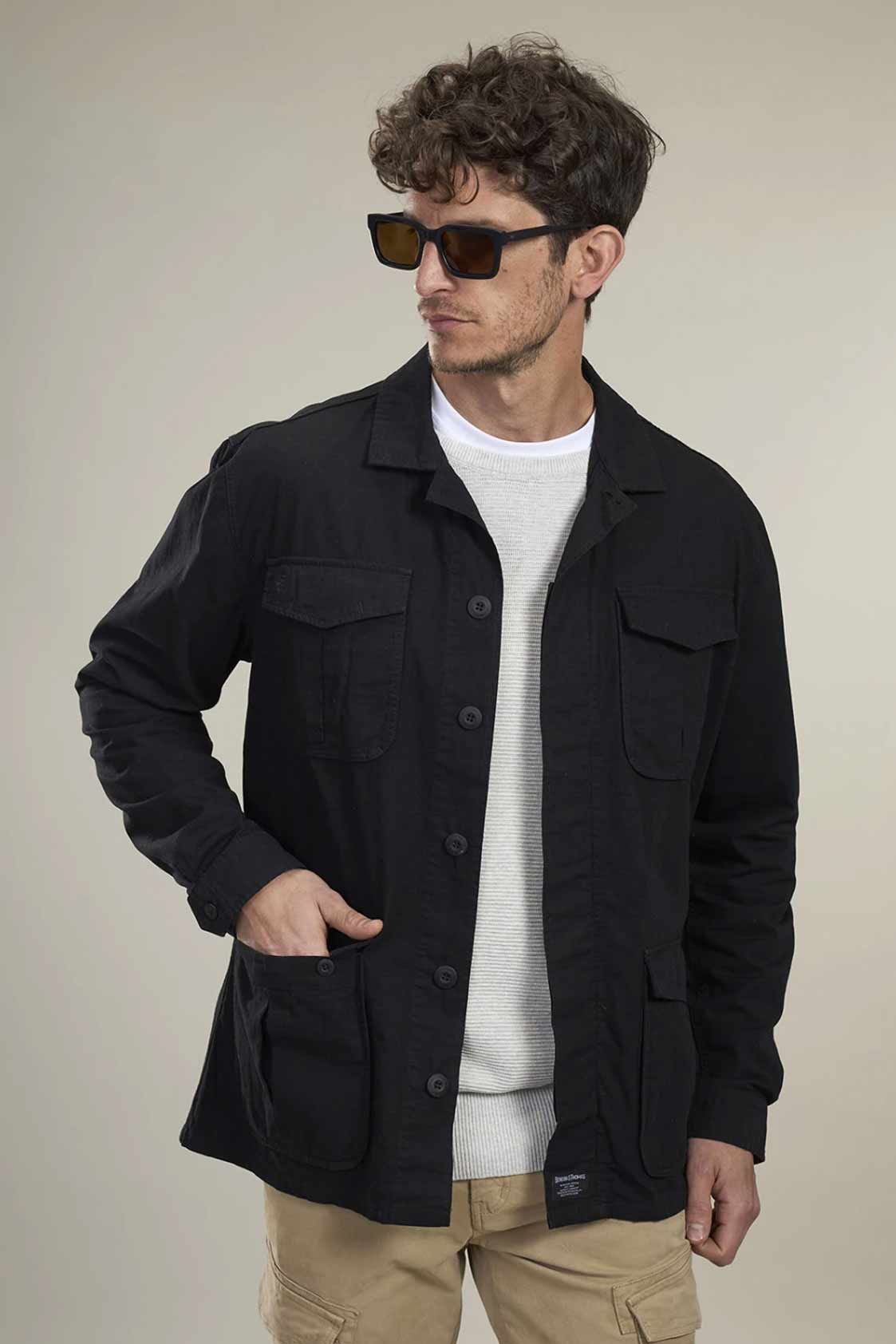 Sobrecamisa Benson & Thomas – Bristol (Negro)