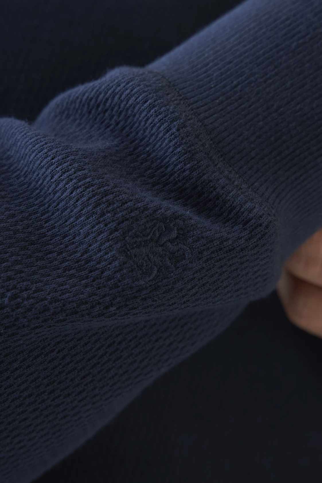 Fleece Burdeos - Marino