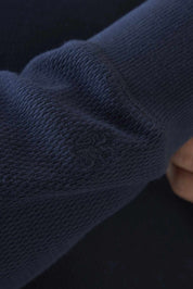 Fleece Burdeos - Marino