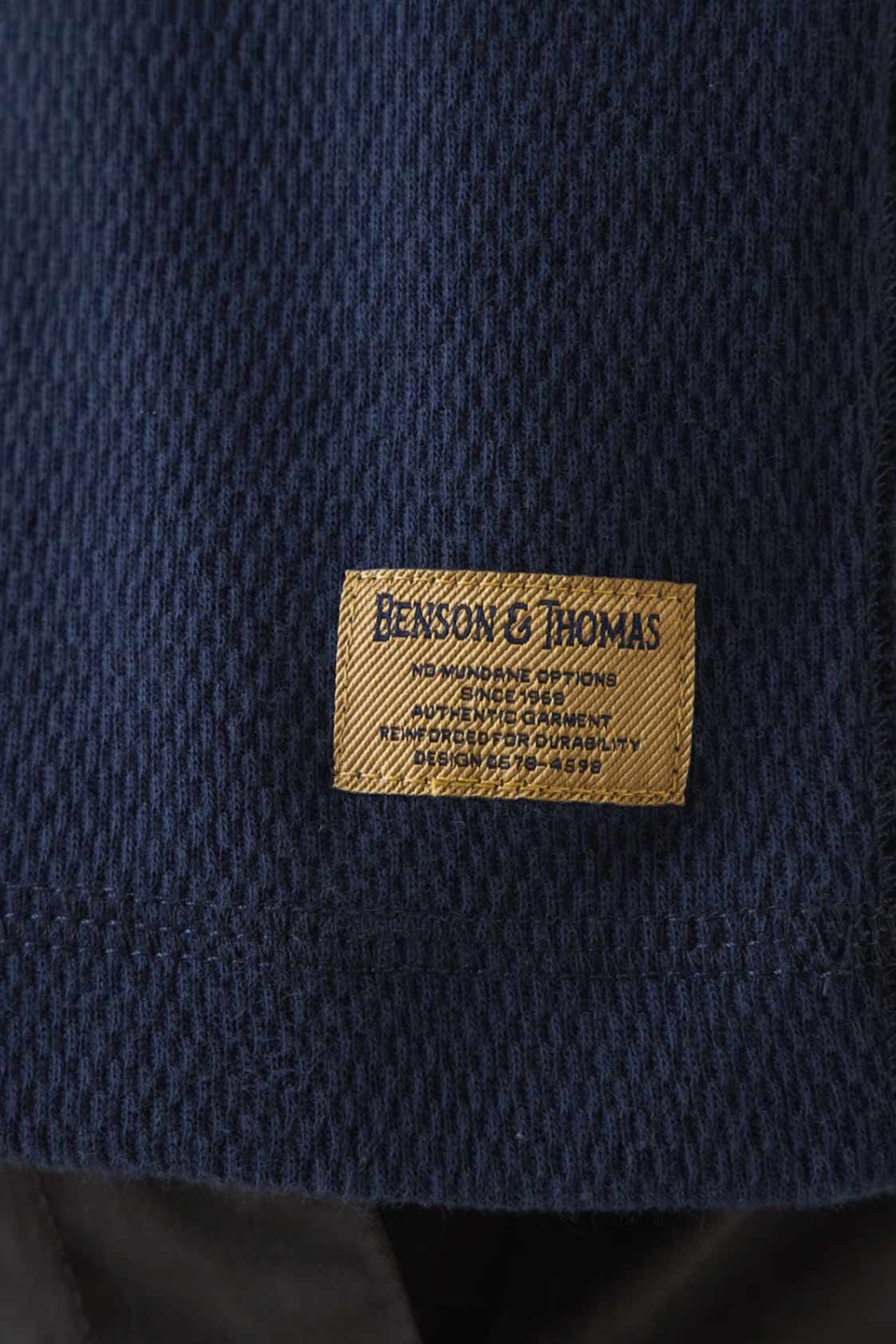 Fleece Burdeos - Marino