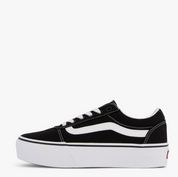 Vans Ward Plataform (Canvas) Black/White