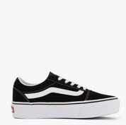 Vans Ward Plataform (Canvas) Black/White