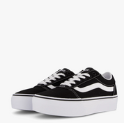 Vans Ward Plataform (Canvas) Black/White