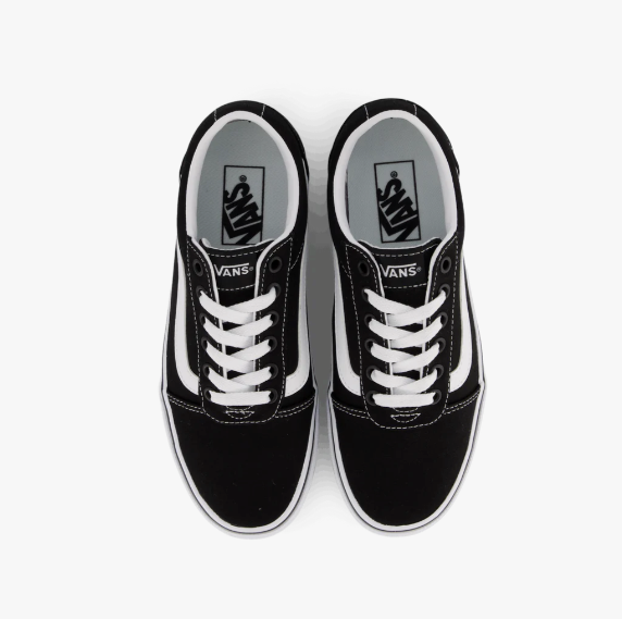 Vans Ward Plataform (Canvas) Black/White