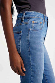 Jean Hering Básico Cintura Media Flare Petit - Azul