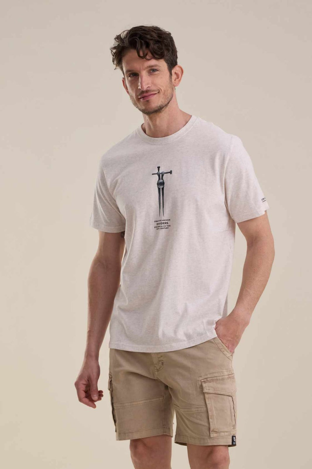 Remera Benson & Thomas Dividers (Nube Mel)