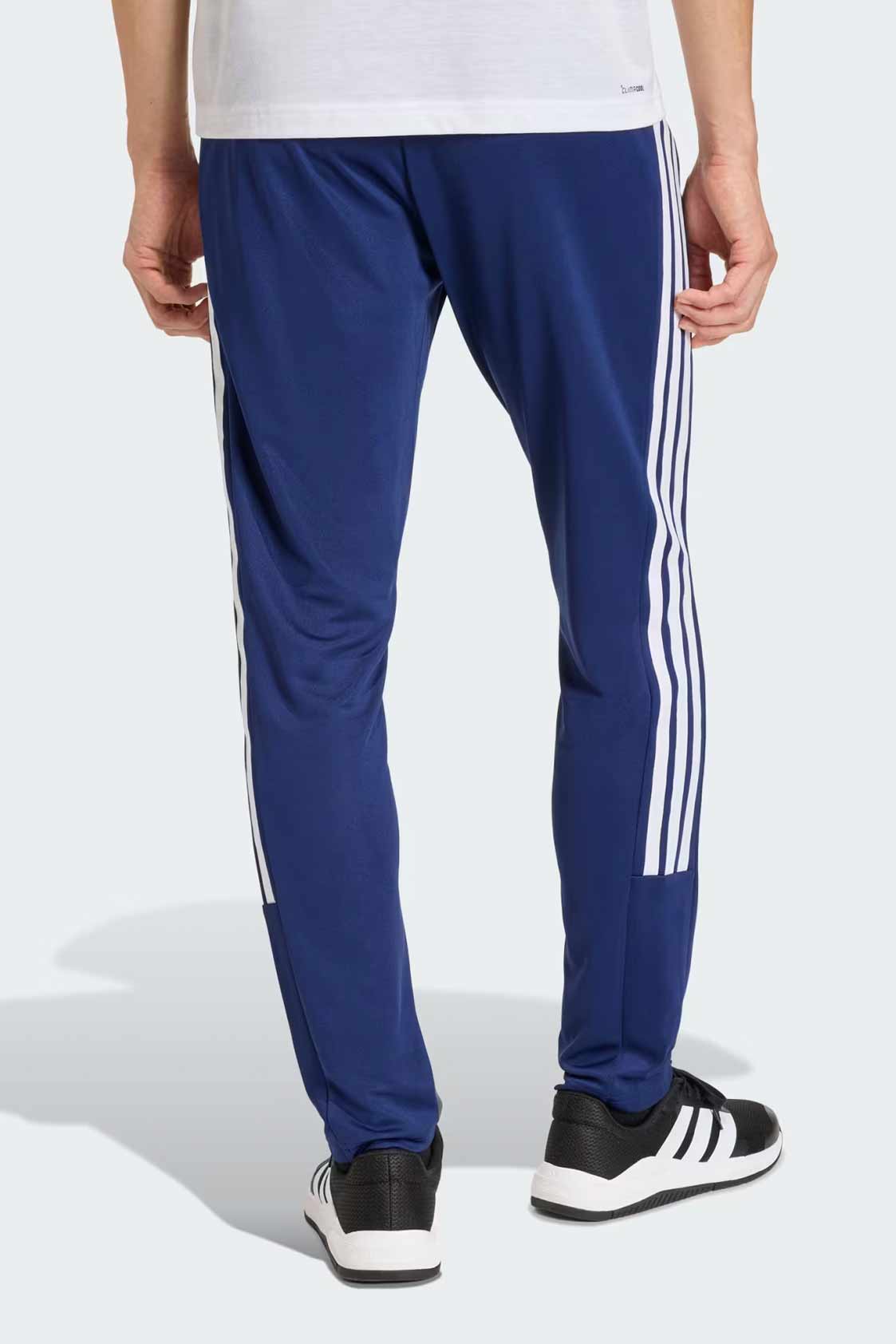Pantalón Adidas De Entrenamiento Essentials All-Set 3 Tiras Tejido (Azul)