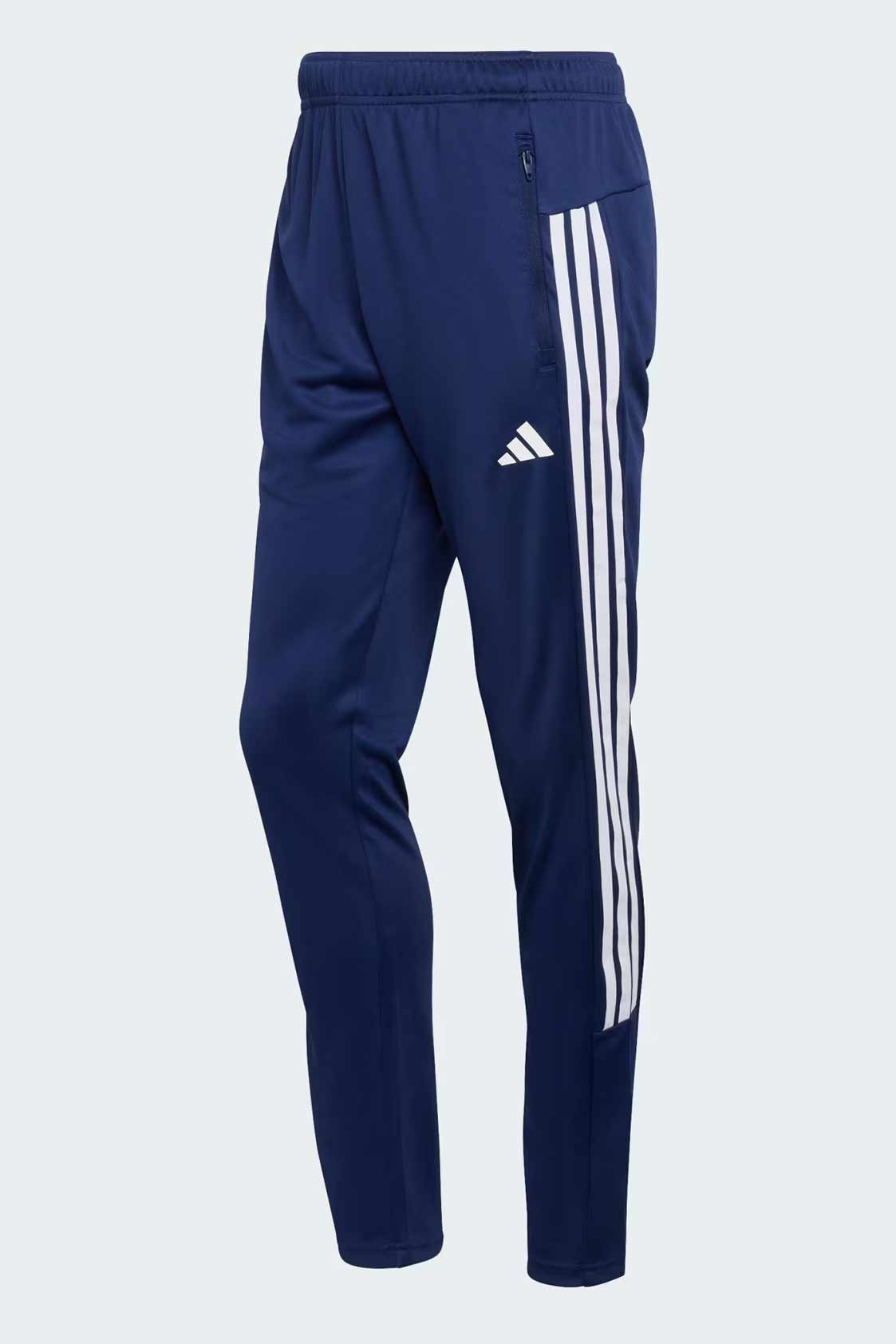 Pantalón Adidas De Entrenamiento Essentials All-Set 3 Tiras Tejido (Azul)