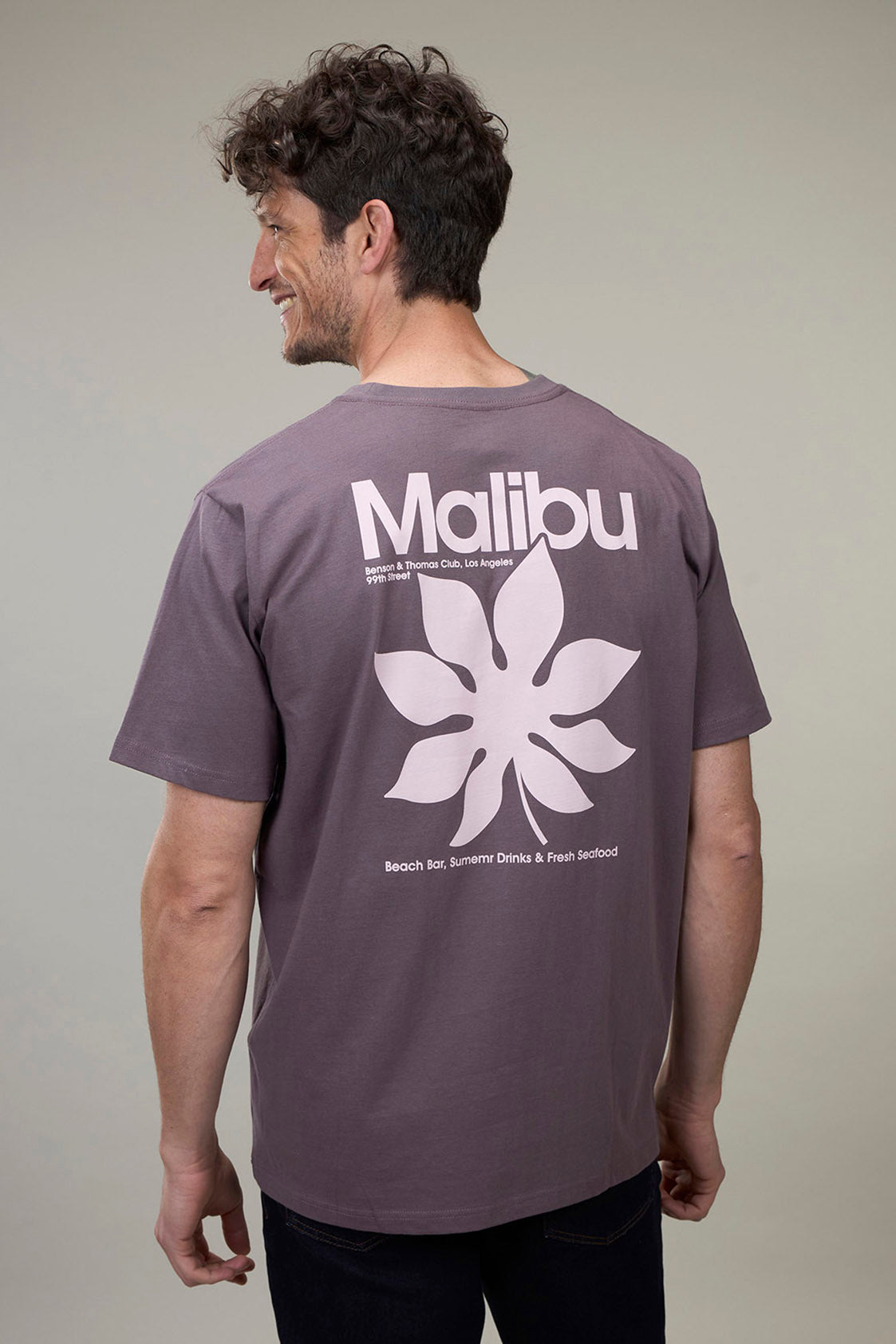 Remera Benson & Thomas Malibú (Berenjena)