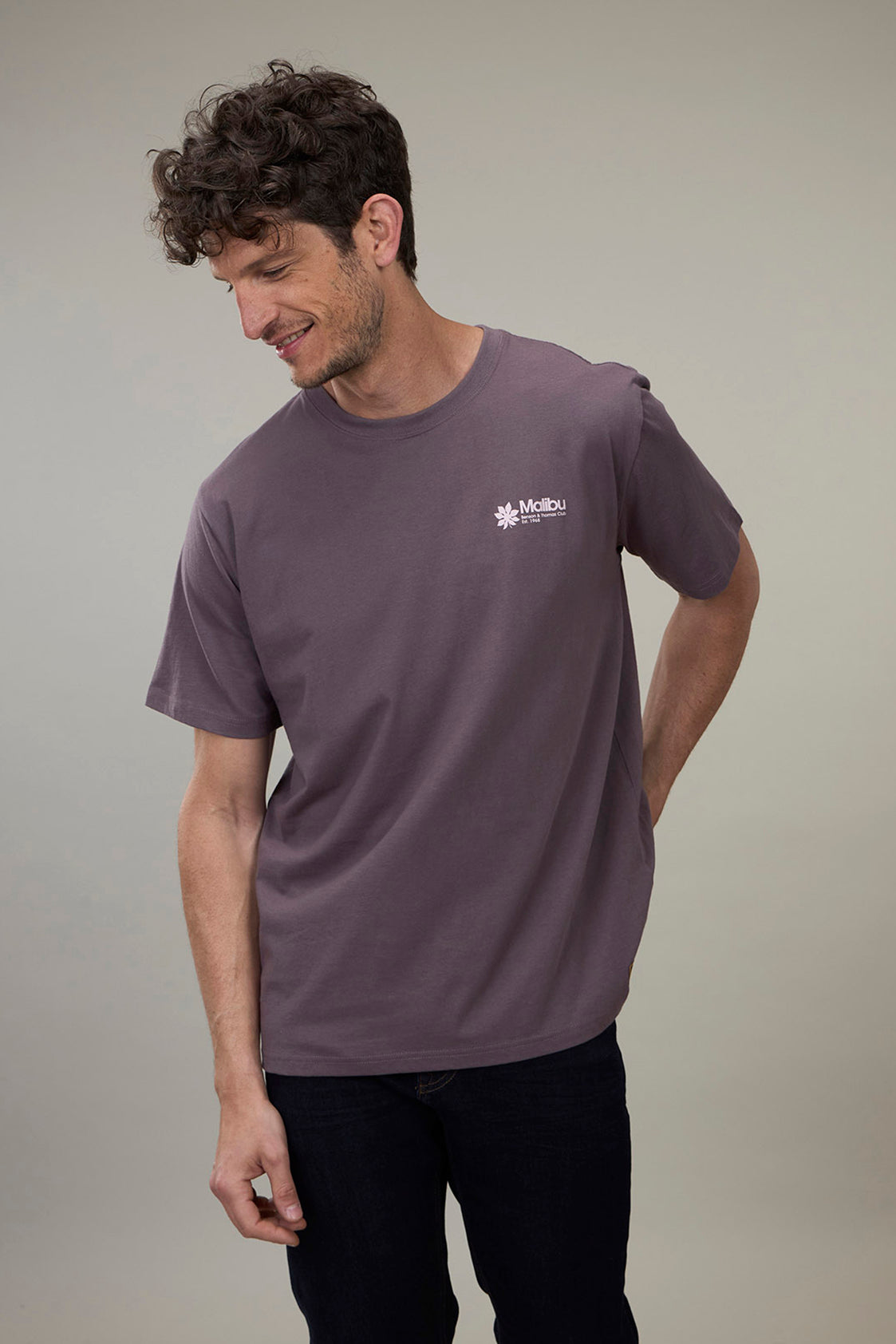 Remera Benson & Thomas Malibú (Berenjena)