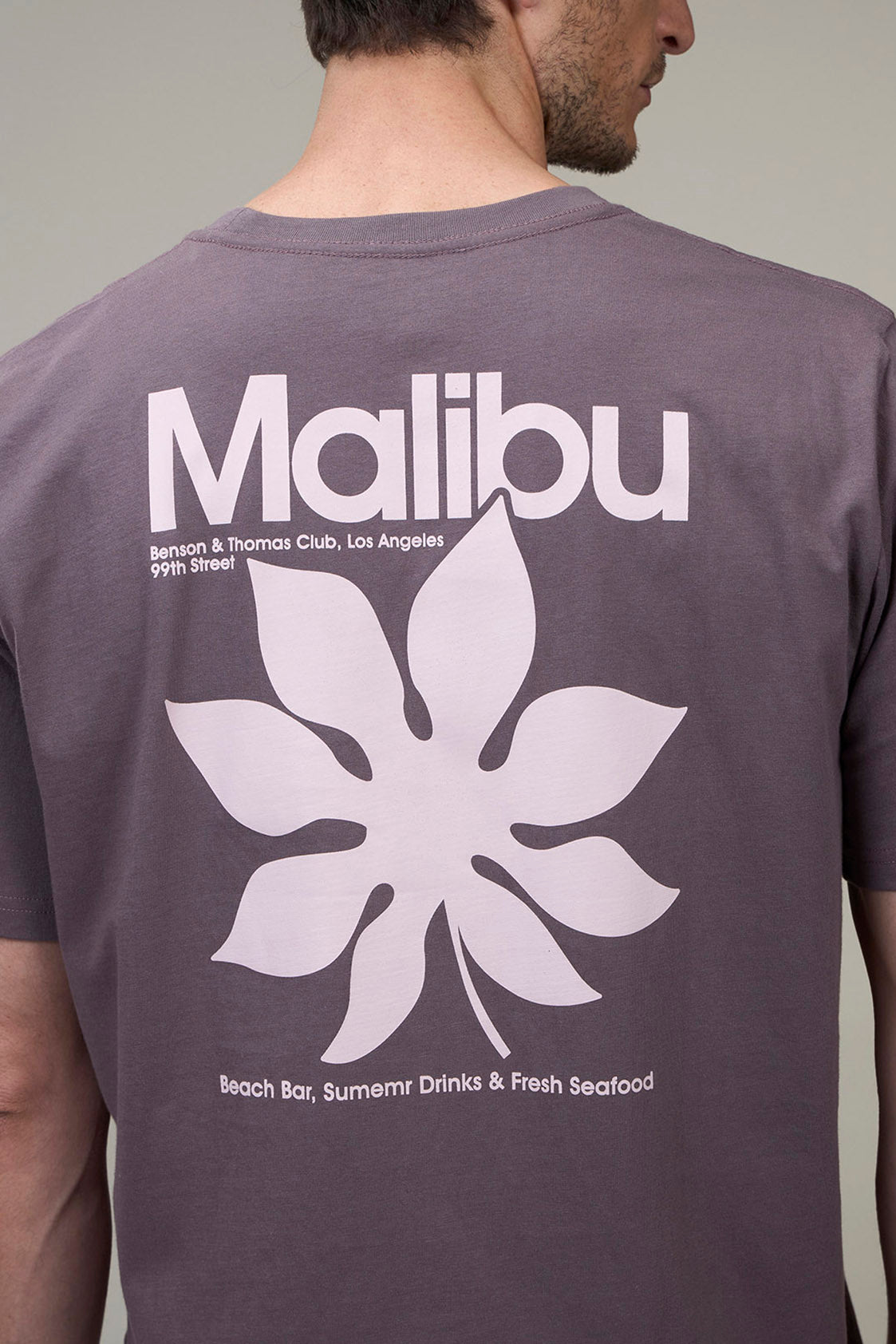 Remera Benson & Thomas Malibú (Berenjena)