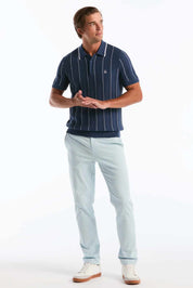 Remera Penguin Polo - Azul Rayas