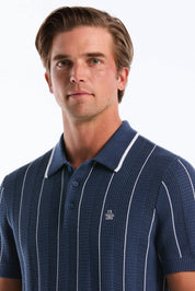 Remera Penguin Polo - Azul Rayas