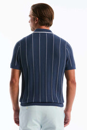 Remera Penguin Polo - Azul Rayas