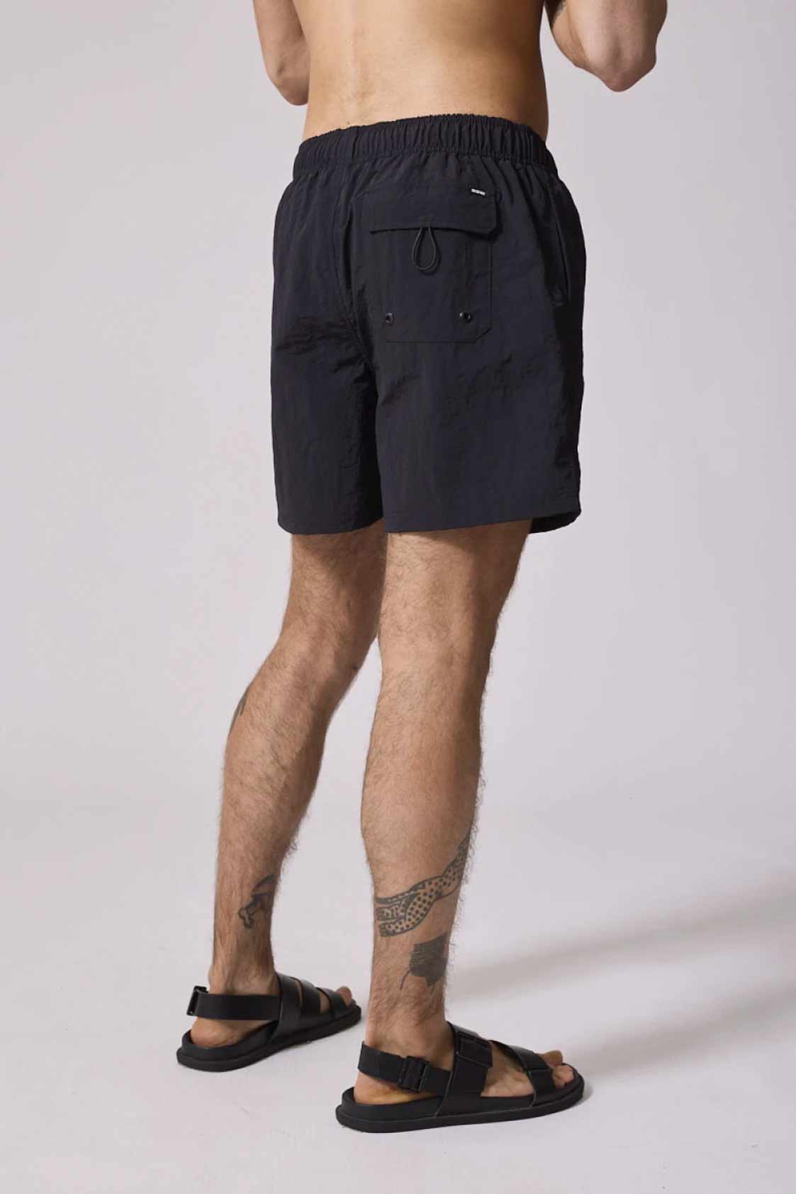 Short De Baño Dixie Rolce - Negro