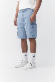 Bermuda Quiksilver Cargo Denim (Azul)