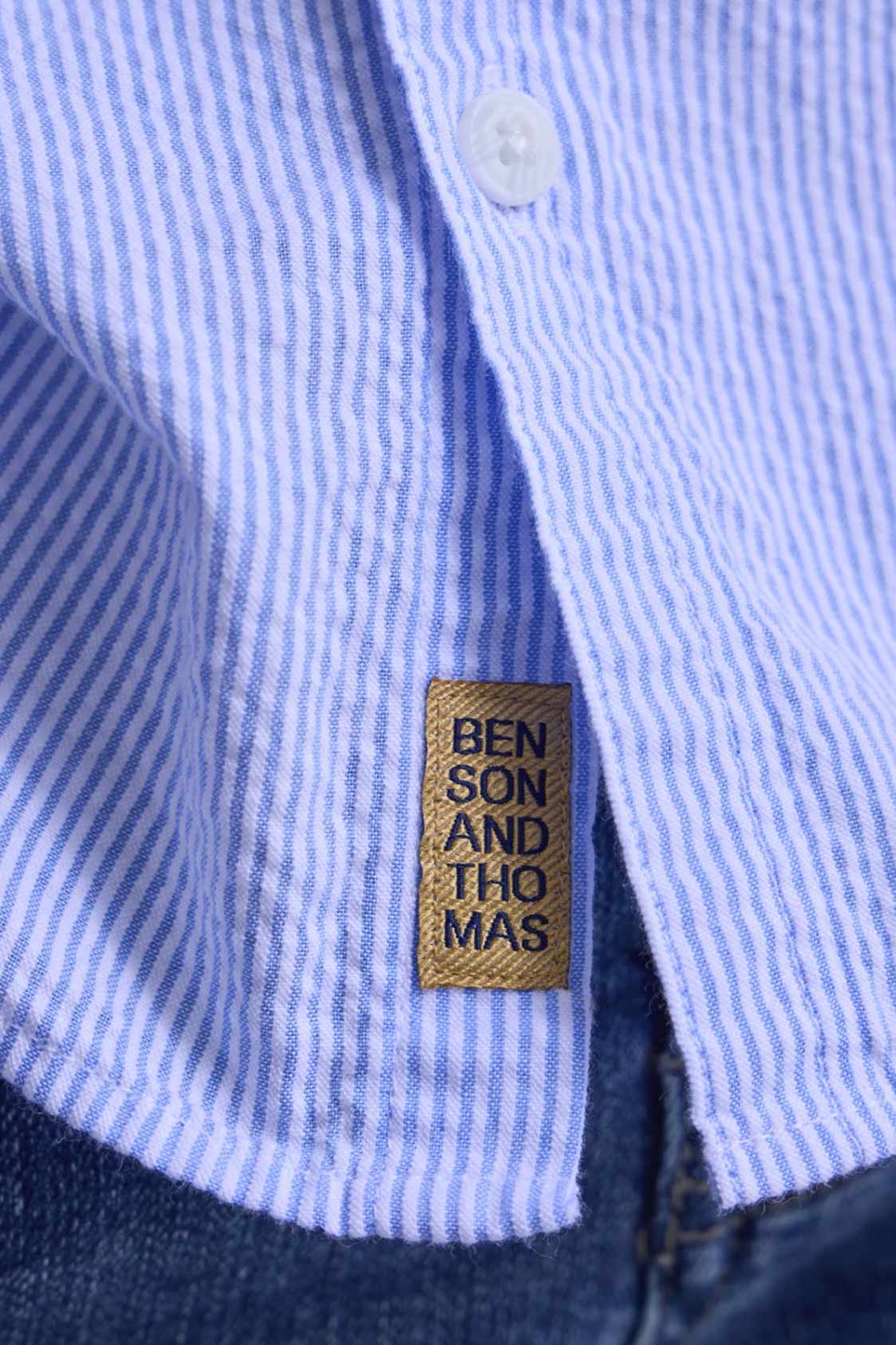 Camisa Benson & Thomas Amazon 9.0 - Azul/Blanco