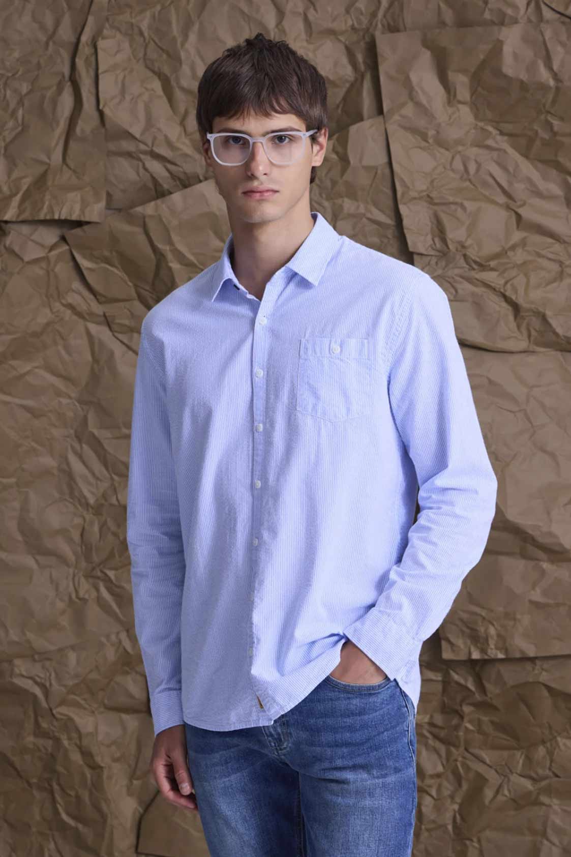 Camisa Benson & Thomas Amazon 9.0 - Azul/Blanco