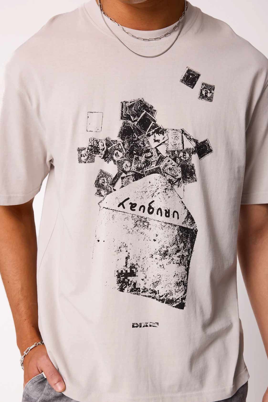 Remera Baryn Dixie - Gris Claro