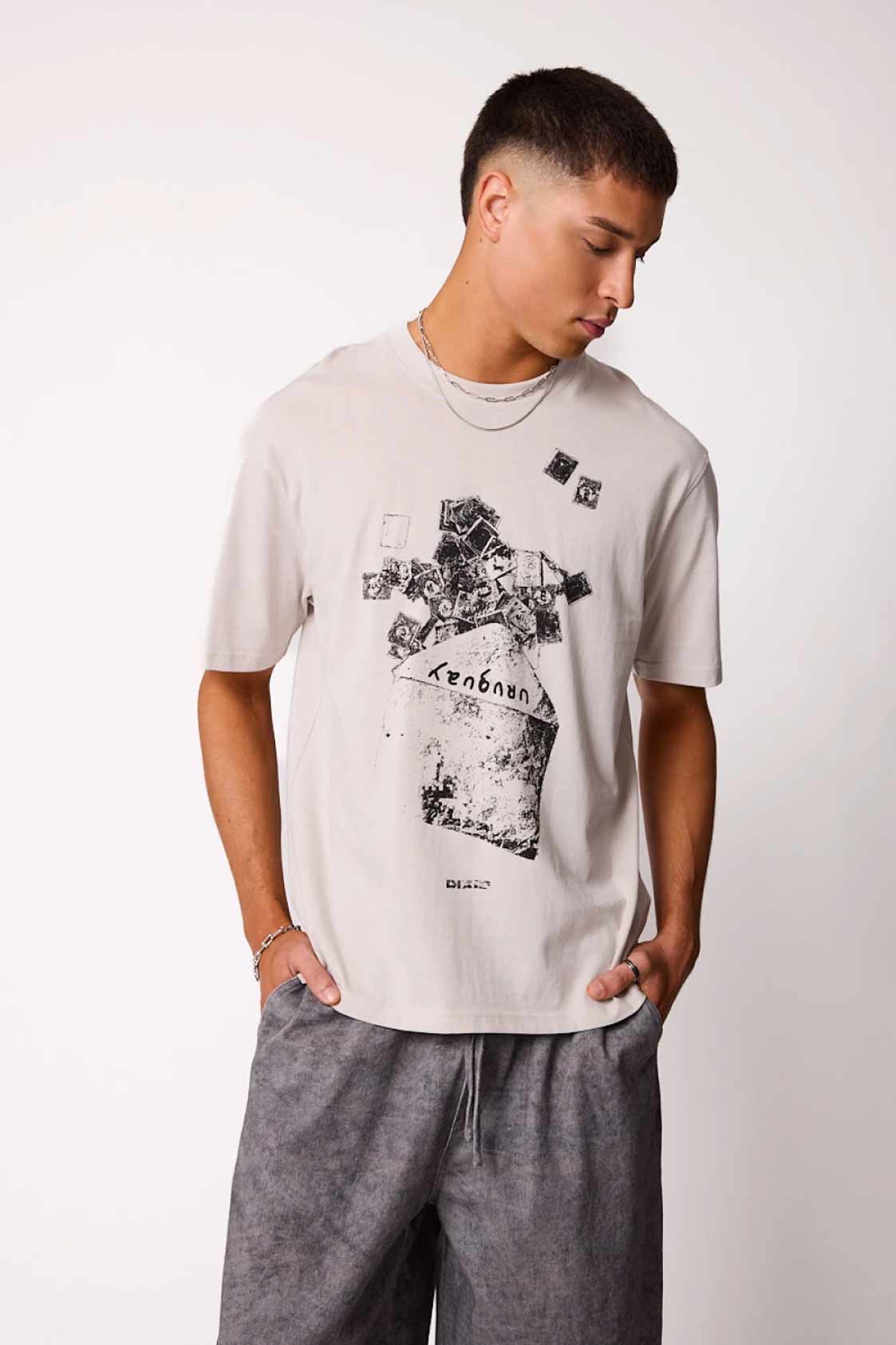 Remera Baryn Dixie - Gris Claro