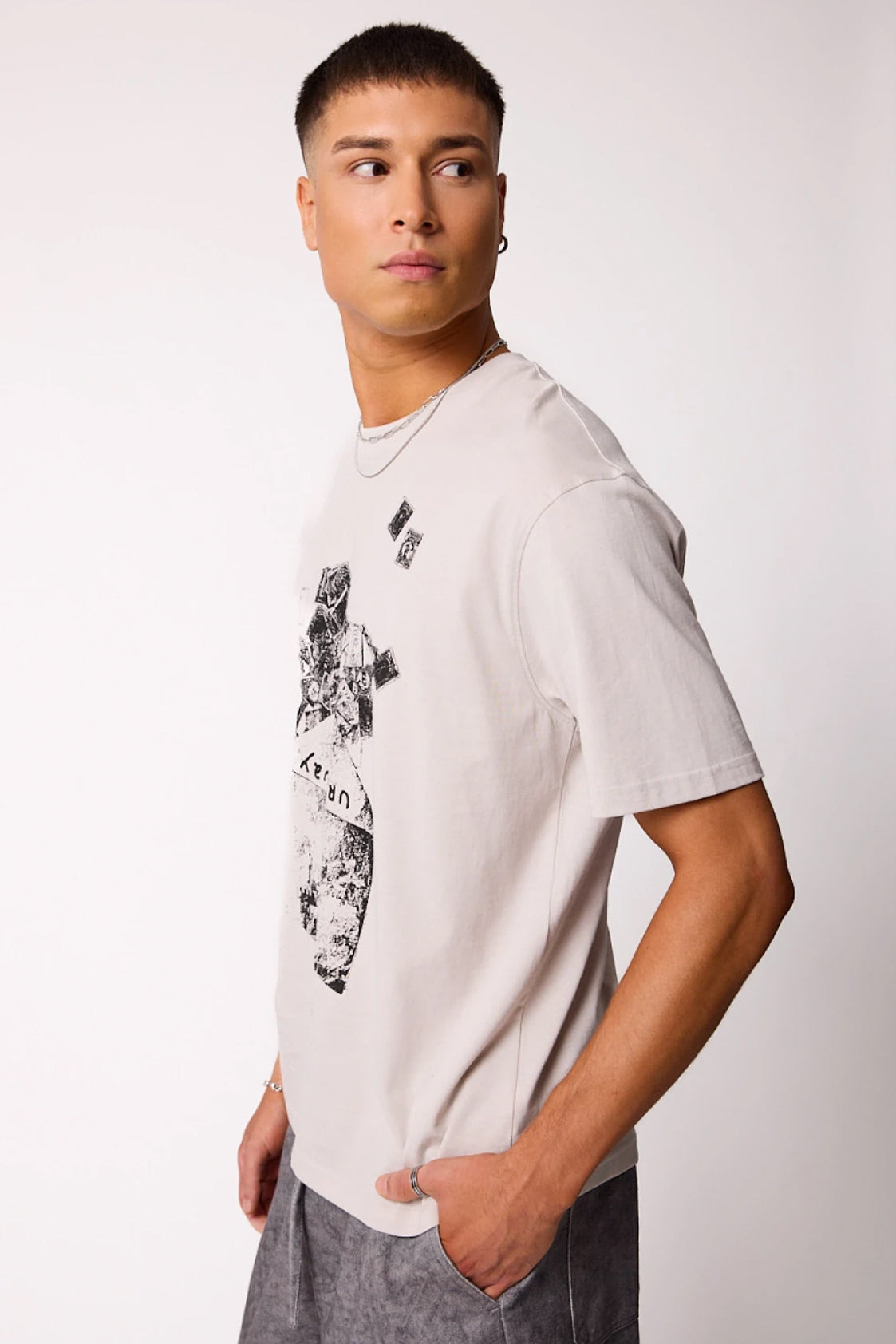 Remera Baryn Dixie - Gris Claro