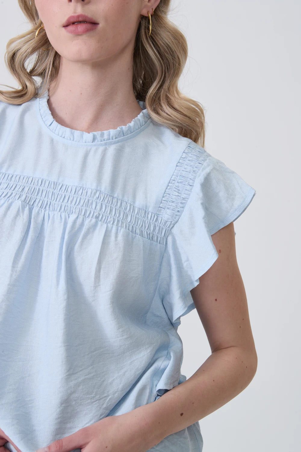 Blusa Tursi - Celeste