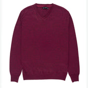 Sweater Escote V Liso Cuatroases