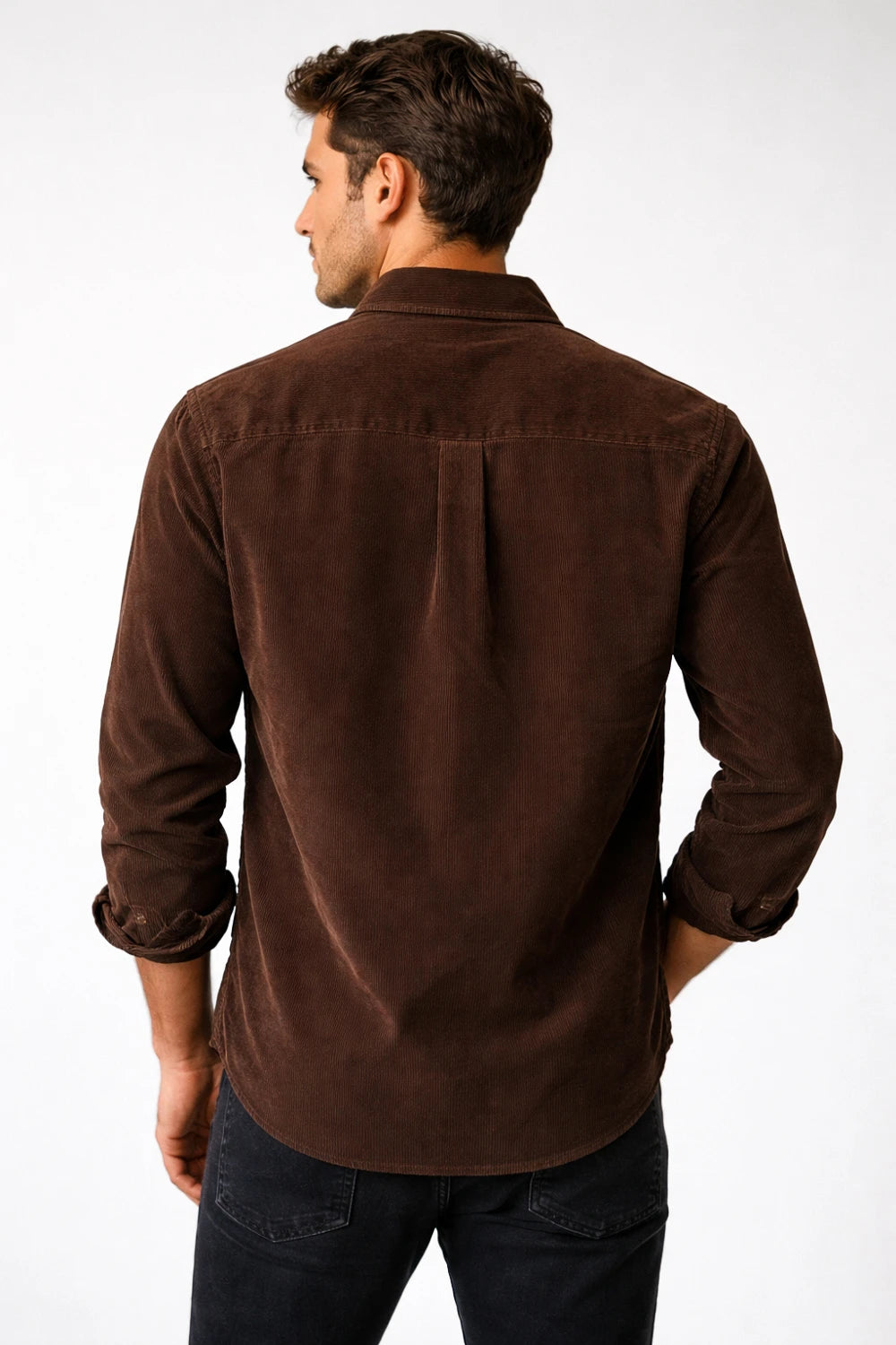 Camisa Sutra - Chocolate