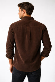 Camisa Sutra - Chocolate
