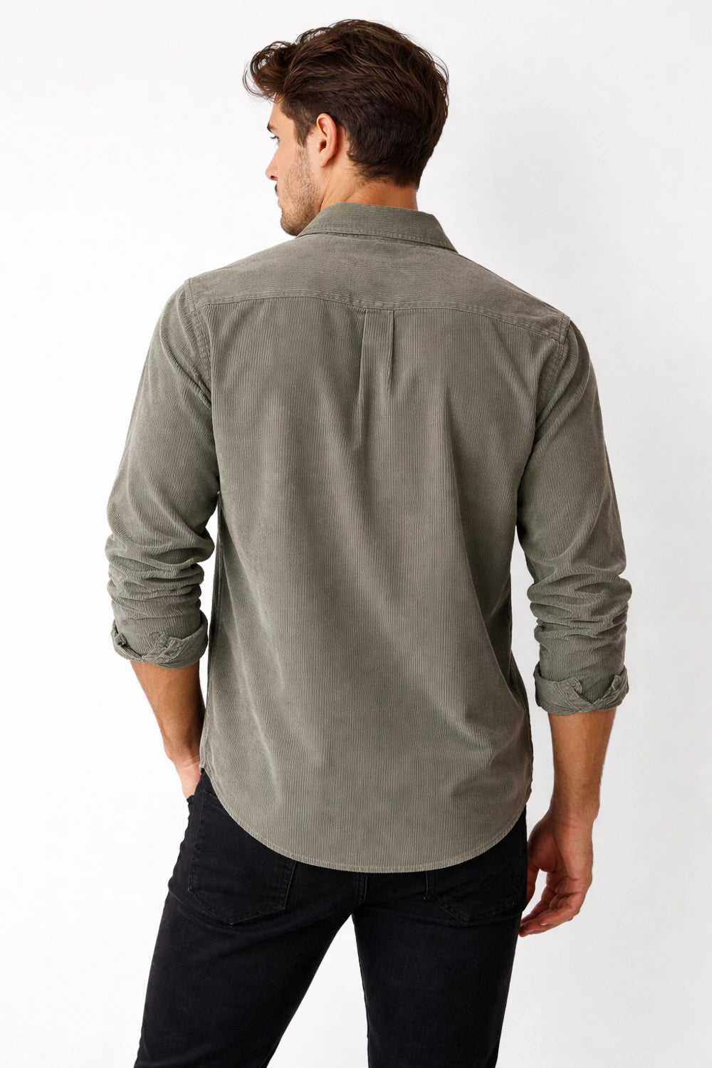 Camisa Sutra - Verde Seco