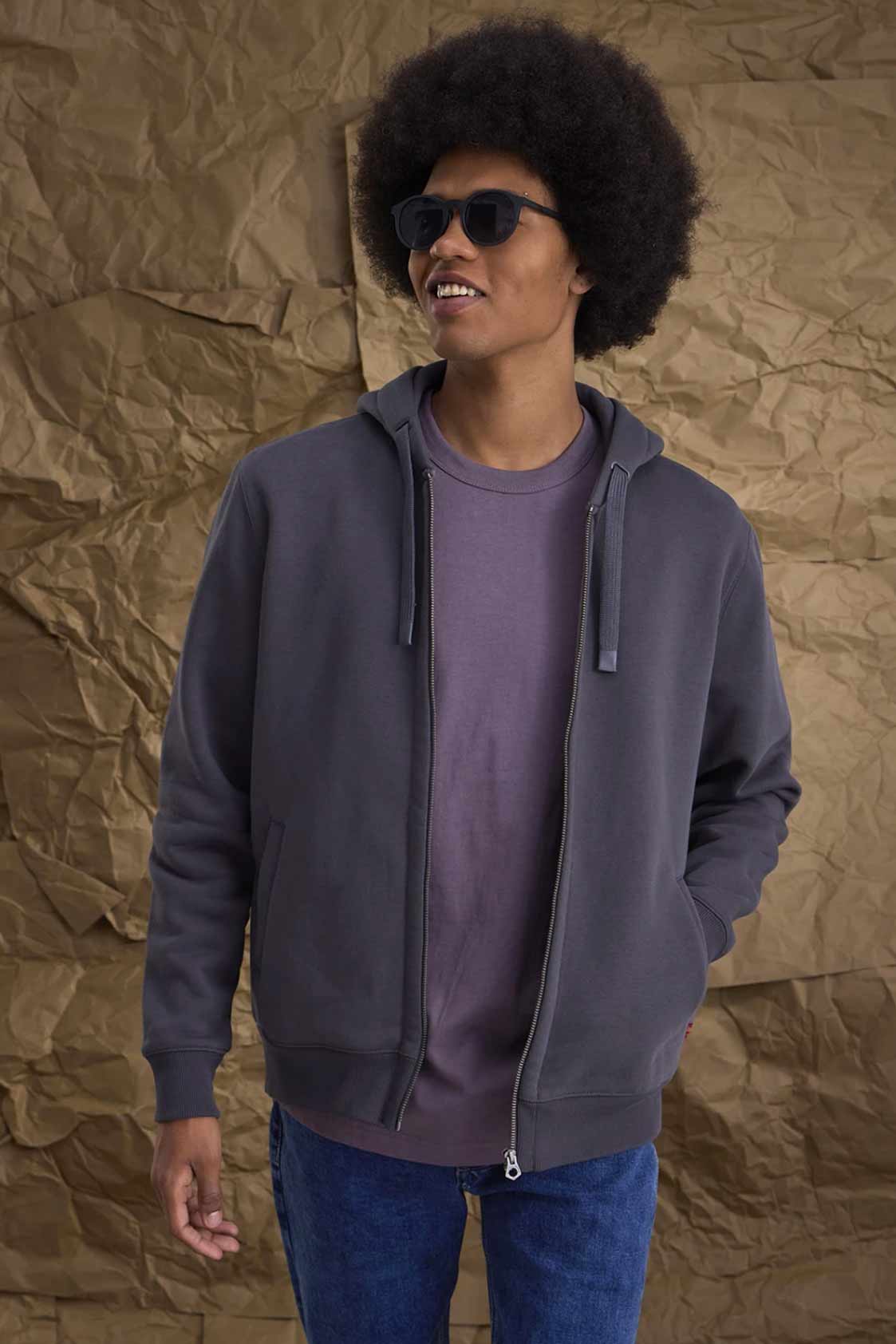 Fleece Benson & Thomas Chesta-Charcoal