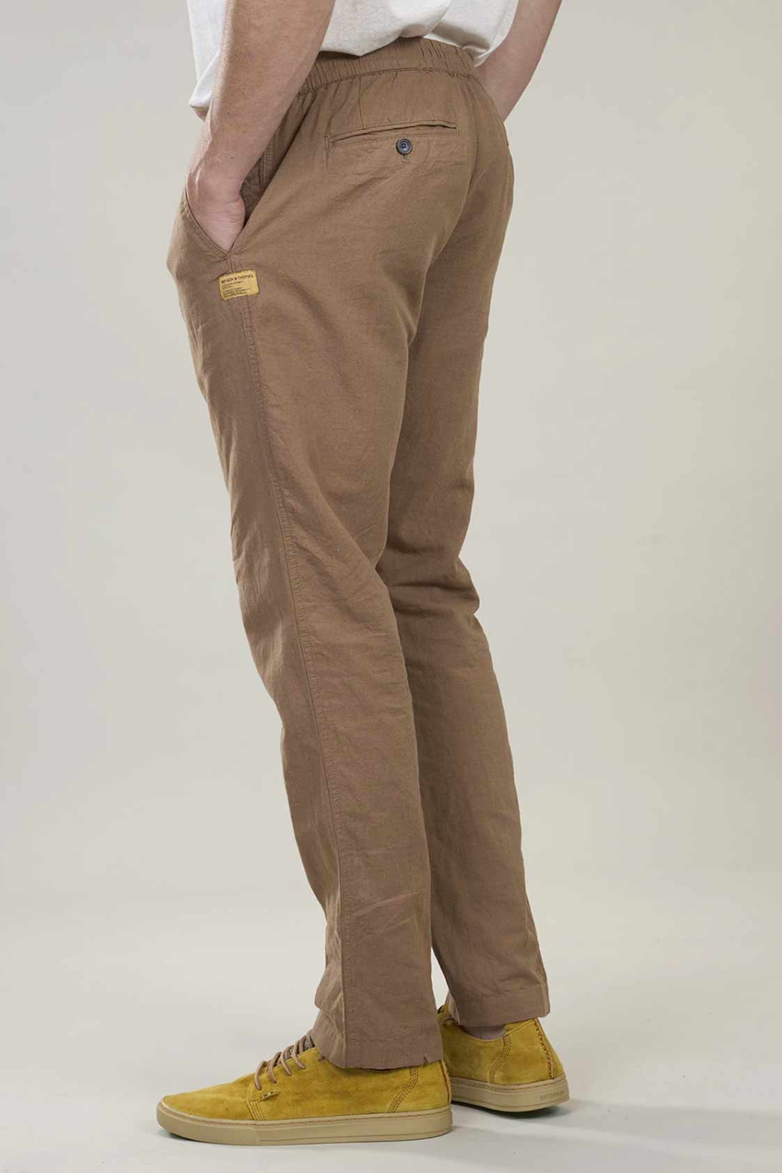 Pantalón de Lino Benson & Thomas Crux 3.0(Marrón)