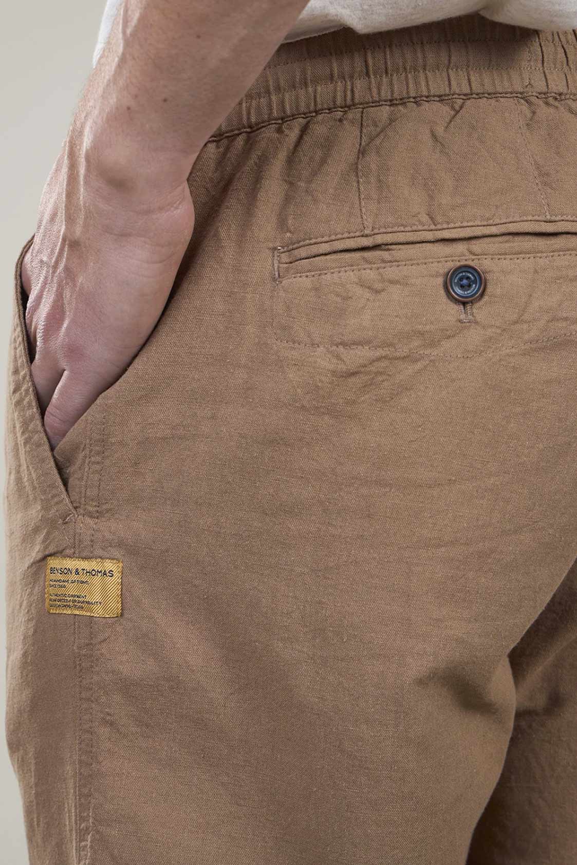 Pantalón de Lino Benson & Thomas Crux 3.0(Marrón)